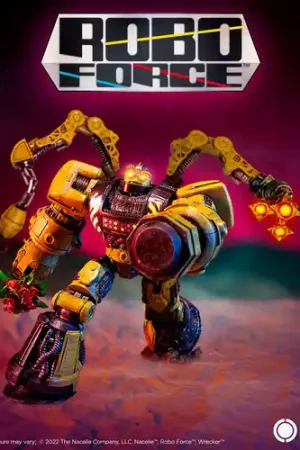 One Day Deal Robo Force Wave 1 - Wrecker Action Figure (Clcb)