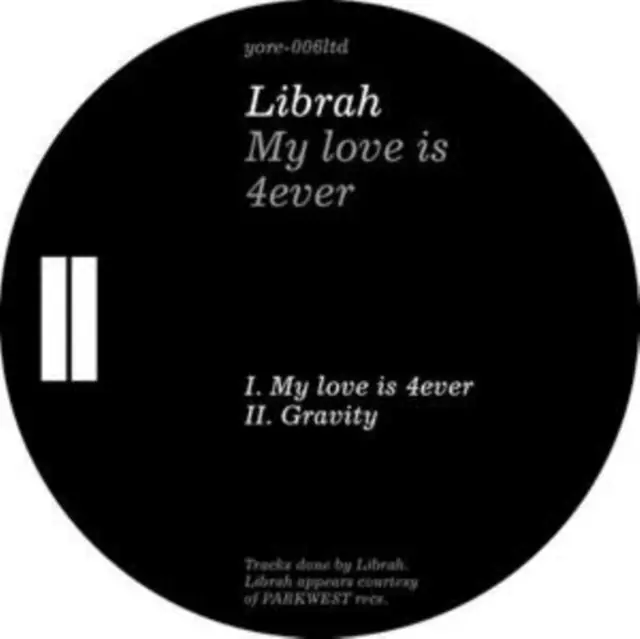Direct From Factory LIBRAH - MY LOVE IS 4EVER (TRANSPARENT 12INCH/LIMITED) (Vinyl)